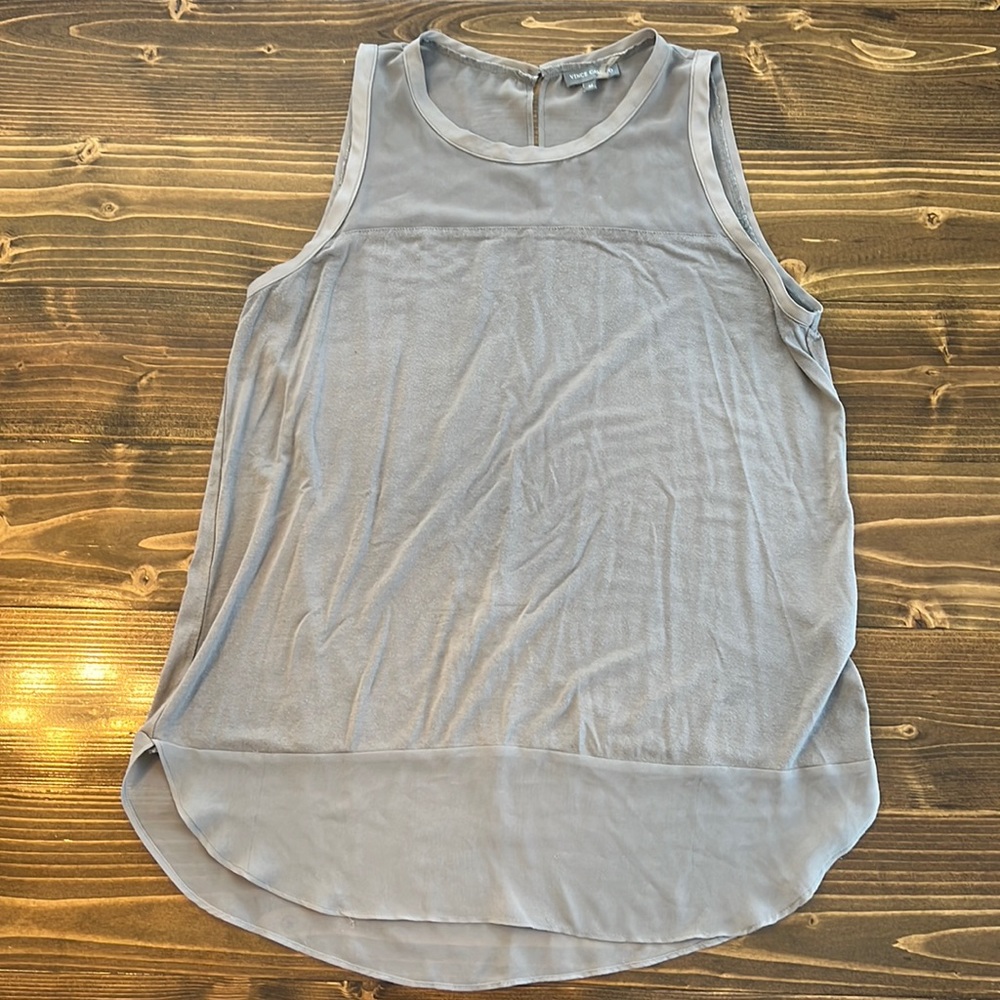 Vince Camuto Semi Sheer Tank